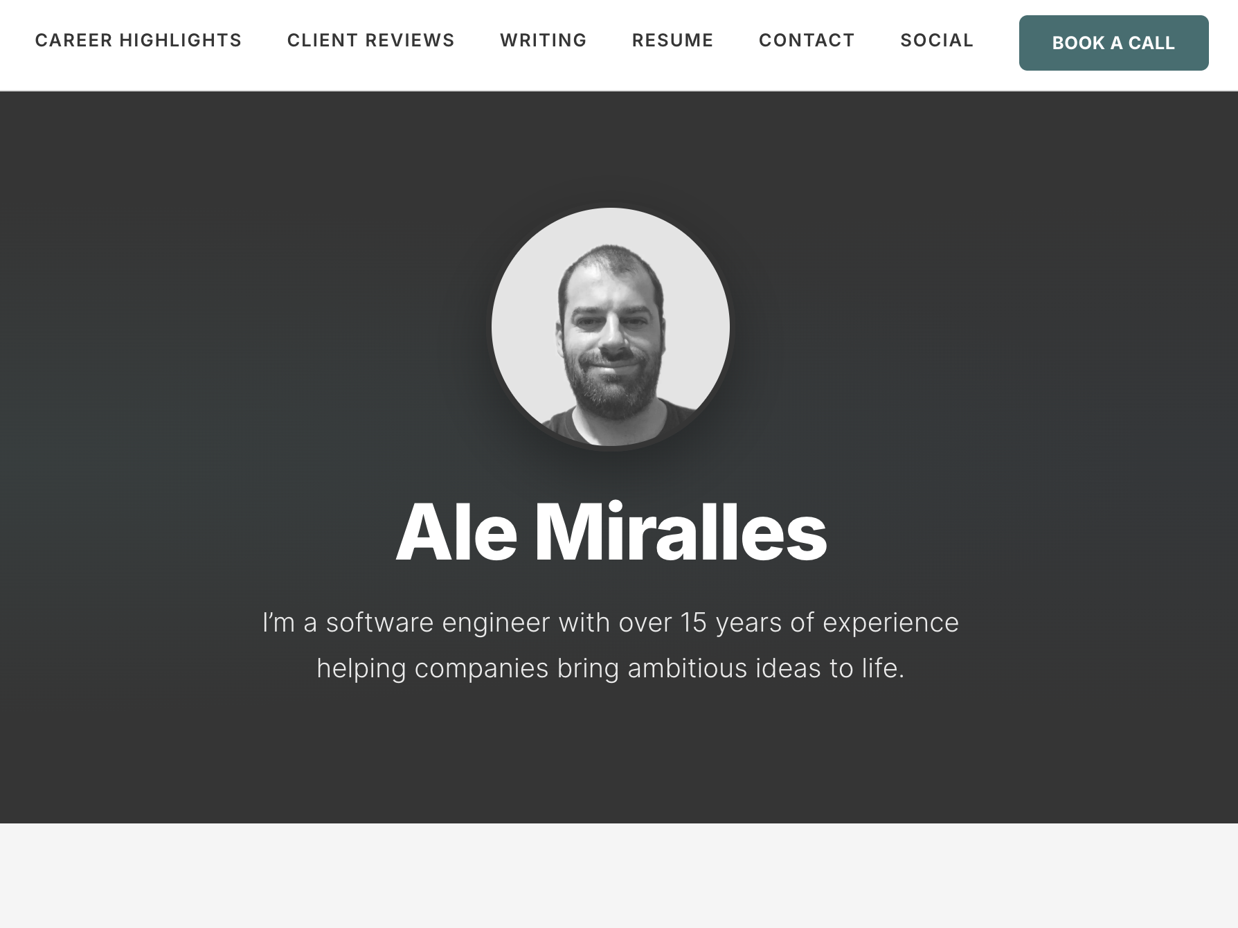 Ale Miralles - Software Engineer